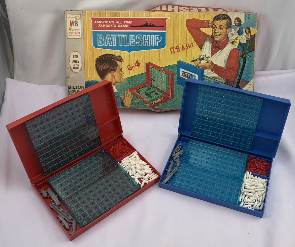 Battleship Game - 1967 - Milton Bradley - Good Condition