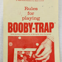 Booby Trap Game - 1965 - Parker Brothers - Great Condition