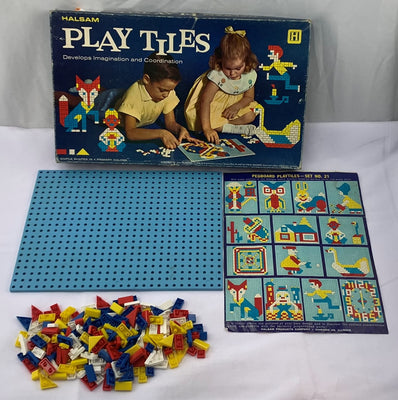 Halsam Play Tiles Set No. 21 - Vintage - Good Condition