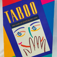 Taboo Game - 1989 - Milton Bradley - Great Condition