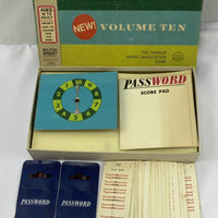 Password Game 10th Edition - 1972 - Milton Bradley - Great Condition