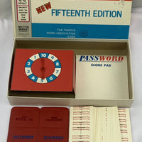 Password Game 15th Edition - 1974 - Milton Bradley - Good Condition