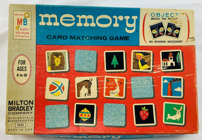Memory Game - 1966 - Milton Bradley - Very Good Condition