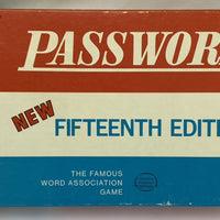 Password Game 15th Edition - 1974 - Milton Bradley - Good Condition