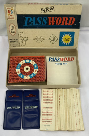 Password Game 6th Edition - 1966 - Milton Bradley - Great Condition