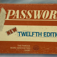 Password Game 12th Edition - 1974 - Milton Bradley - Good Condition