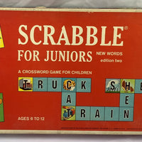 Scrabble For Juniors Game - 1964 - Selchow & Righter - Great Condition