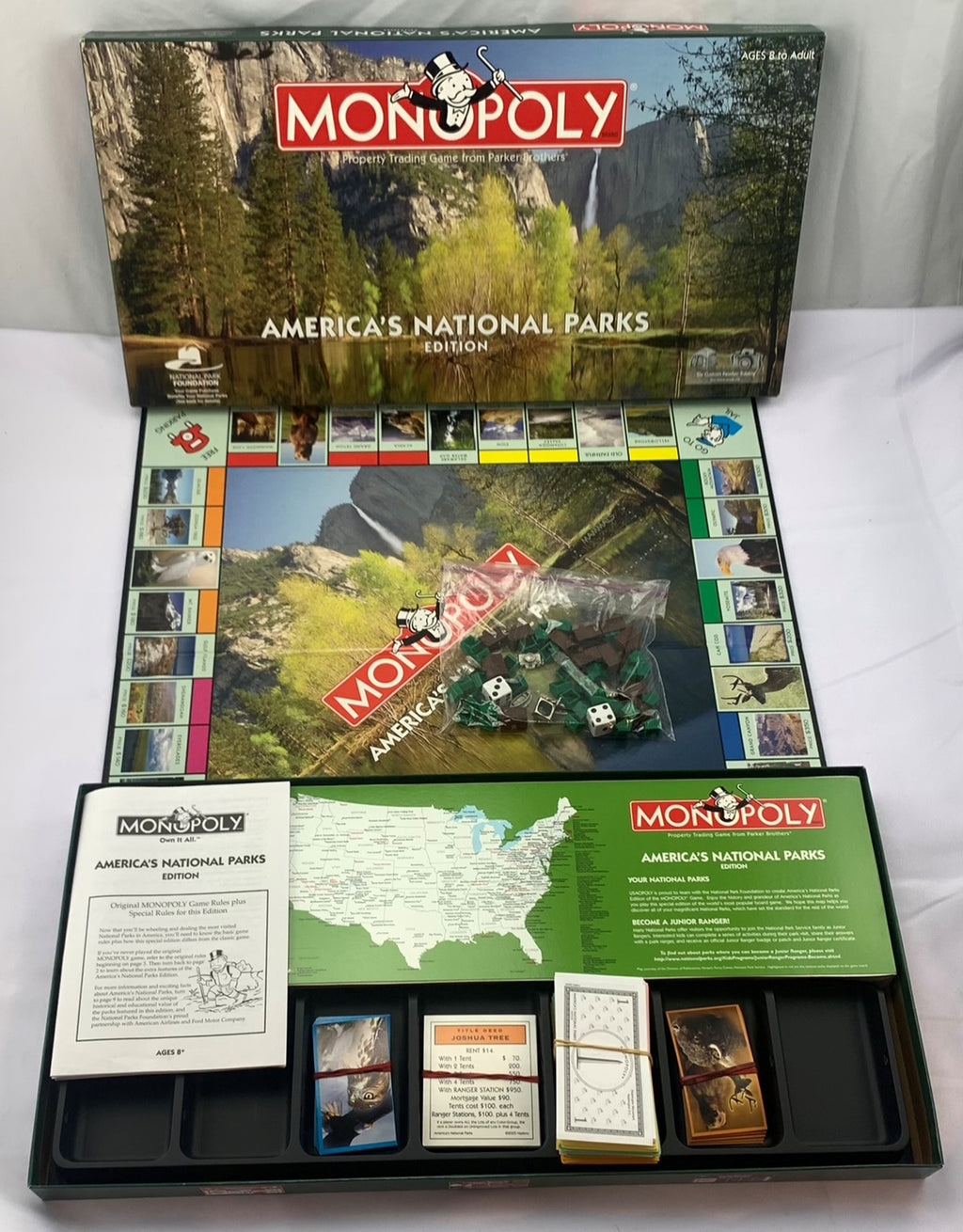 America's National Parks Monopoly Game - 2005 - USAopoly - Great Condition