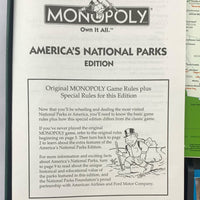 America's National Parks Monopoly Game - 2005 - USAopoly - Great Condition