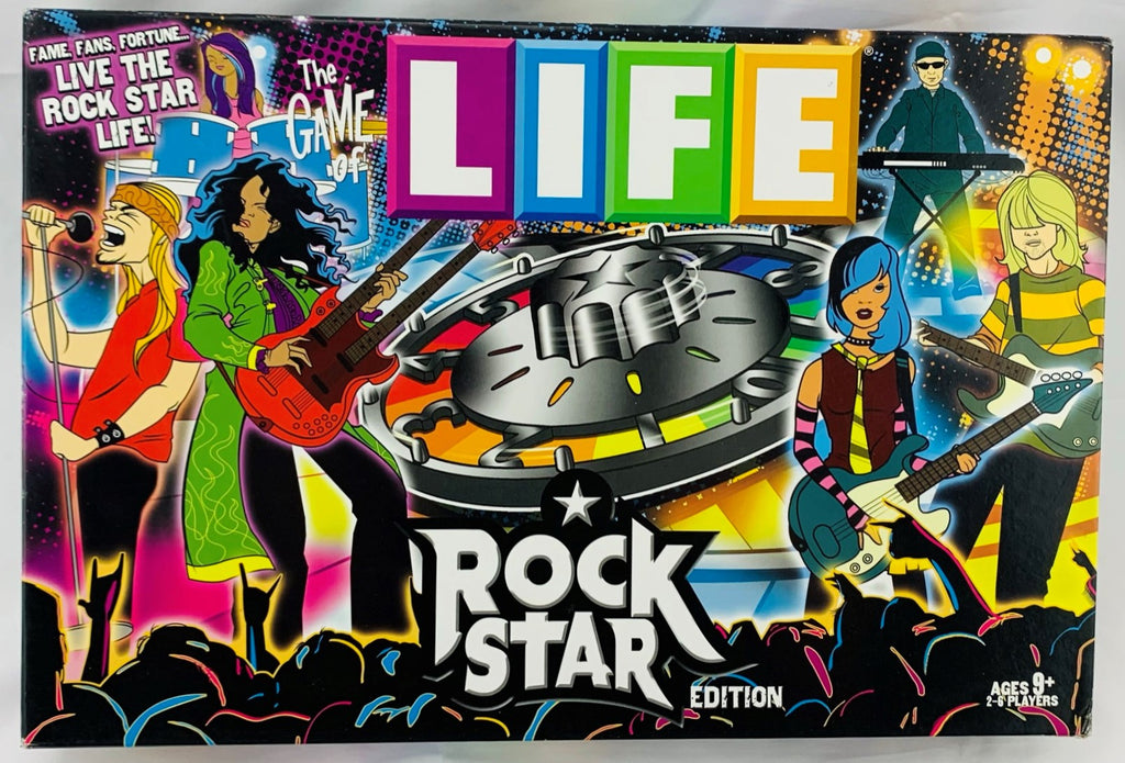 The Game of Life: Rock Star Edition - 2009 - Hasbro - Great Condition