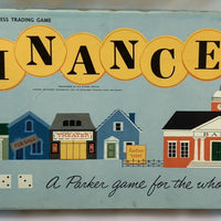 Finance Game - 1962 - Parker Brothers - Great Condition