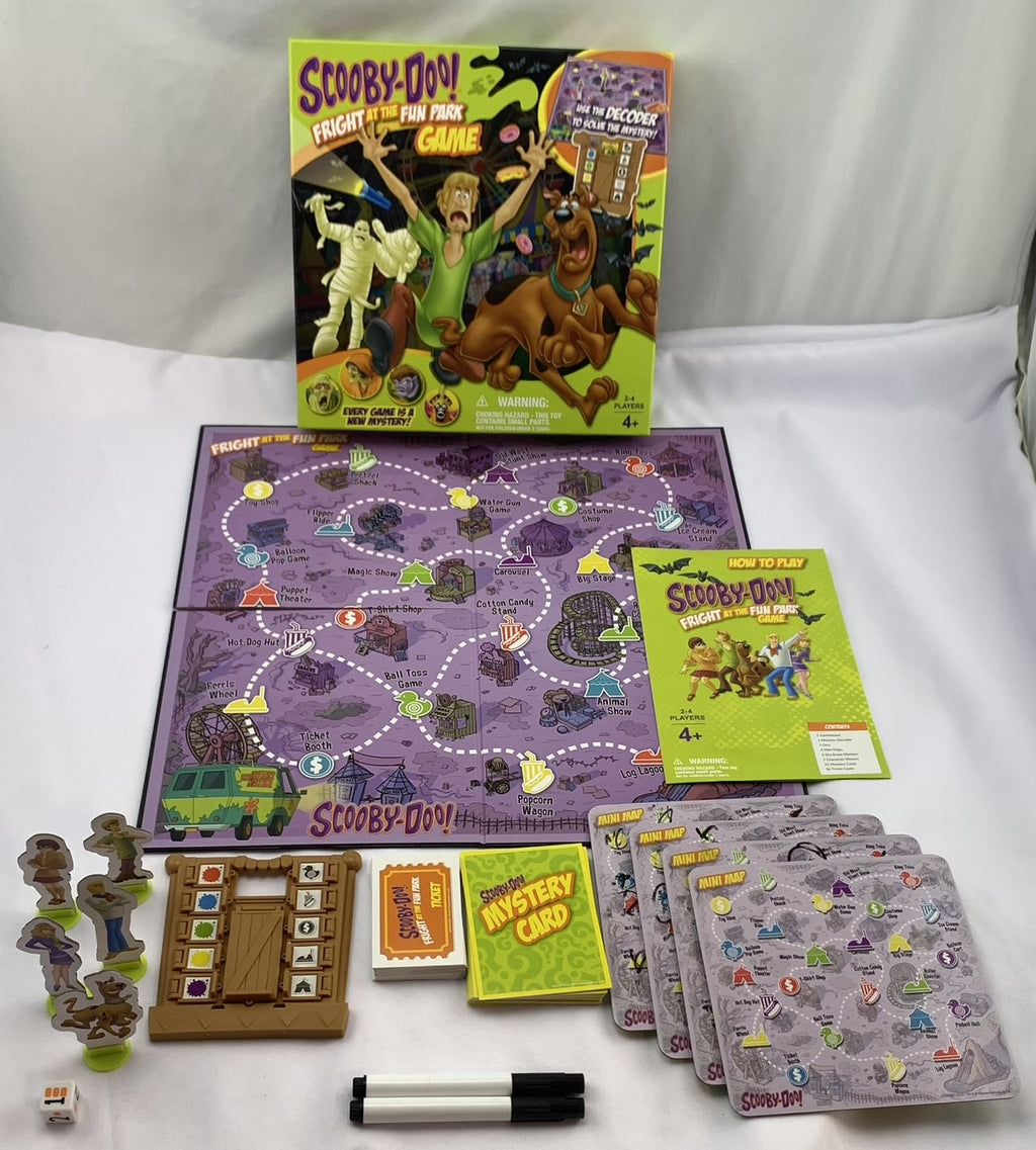 Scooby-Doo Fright at the Fun Park Game - 2016 - Buffalo Games - Great Condition