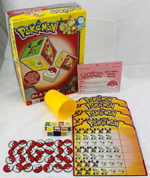 Pokemon on a Roll Game - 2009 - Pressman - Great Condition | Mandi's Attic Toys Pokemon on a Roll Game - 2009 - Pressman - Great Condition | Mandi's Attic Toys