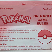Pokemon on a Roll Game - 2009 - Pressman - Great Condition
