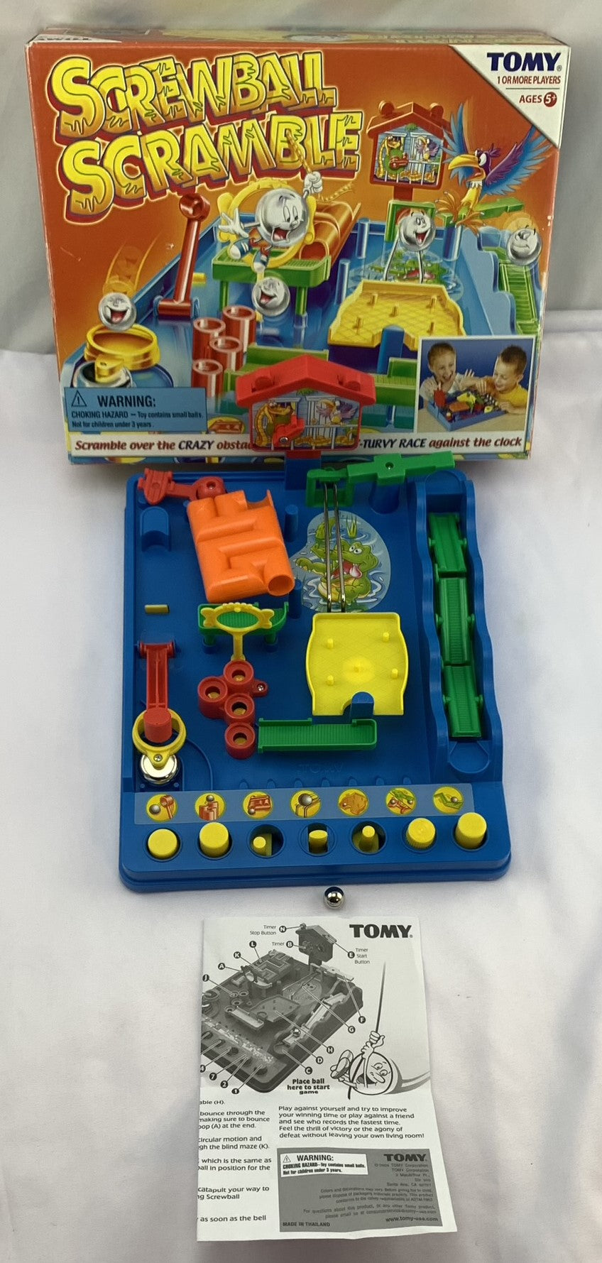 Run Yourself Ragged Game Screwball Scramble - 2008 - Tomy - Great Condition