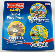 Scoops of Fun, Matchin Middles, Go Fish - 1998 - Fisher Price - Great Condition