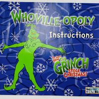 Whoville-Opoly Game - 2000 - USAopoly - Great Condition