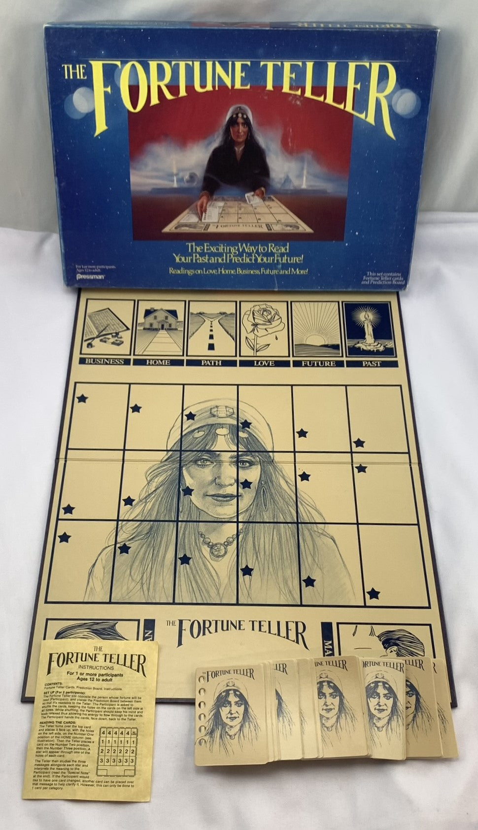 Fortune Teller Board Game - 1989 - Pressman - Great Condition