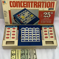 Concentration Game 25th Edition - 1984 - Milton Bradley - Great Condition