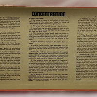 Concentration Game 25th Edition - 1984 - Milton Bradley - Great Condition