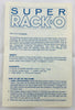 Super Rack-O Game - 1983 - Milton Bradley - Great Condition