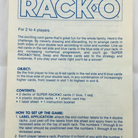 Super Rack-O Game - 1983 - Milton Bradley - Great Condition