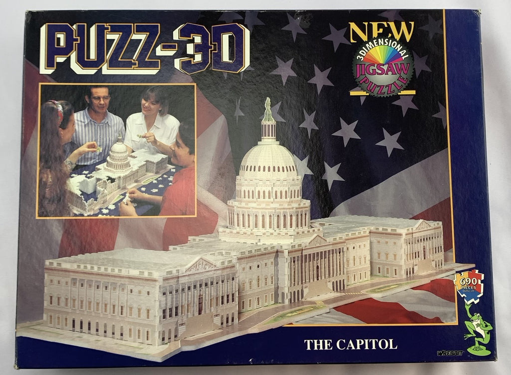 Puzz 3D The Capitol - 1996 - Wrebbit - New/Sealed