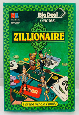 Zillionaire Game - 1987 - Milton Bradley - Great Condition