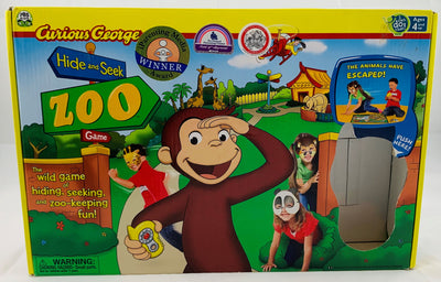Curious George: Hide and Seek Zoo Game - 2009 - I Can Do That! Games - Great Condition