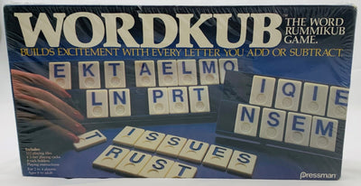 Wordkub Game - 1983 - Pressman - New