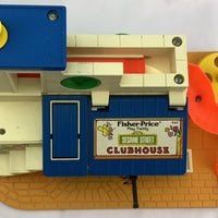 Fisher Price Sesame Street Clubhouse with Figures - 1976 - Good Condition