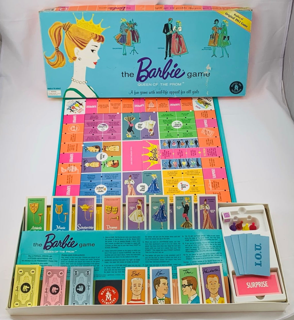 Barbie Queen of the Prom Game - 1995 - Mattel - Great Condition
