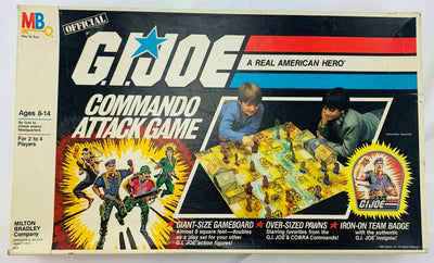 G.I. Joe Commando Attack Game - 1985 - Milton Bradley - Great Condition