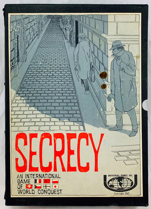 Secrecy Game Intrigue An International Game of World Conquest - 1965 - Universal Games - Great Condition