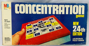 Concentration Game 24th Edition - 1982 - Milton Bradley - Great Condition