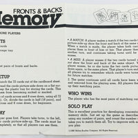 Memory Game - 1986 - Milton Bradley - Very Good Condition