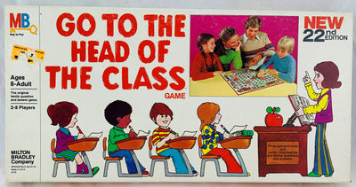 Go To The Head Of The Class Game 22nd Edition - 1977 - Milton Bradley - Great Condition