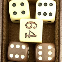 Backgammon Game 18"x11" Brown - Complete - Good Condition