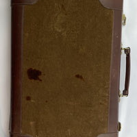 Backgammon Game 18"x11" Brown - Complete - Good Condition