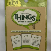The Game of Things Travel Game - 2014 - Patch - Brand New