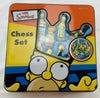 Simpsons Chess Set in Tin - 2000 - Cardinal - New