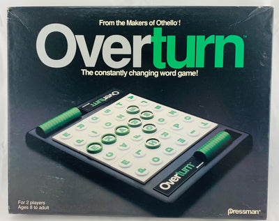 Overturn Game - 1987 - Pressman - Great Condition