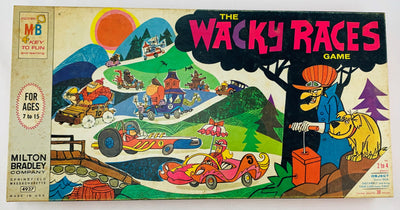 Wacky Races Game - 1969 - Milton Bradley - Very Good Condition