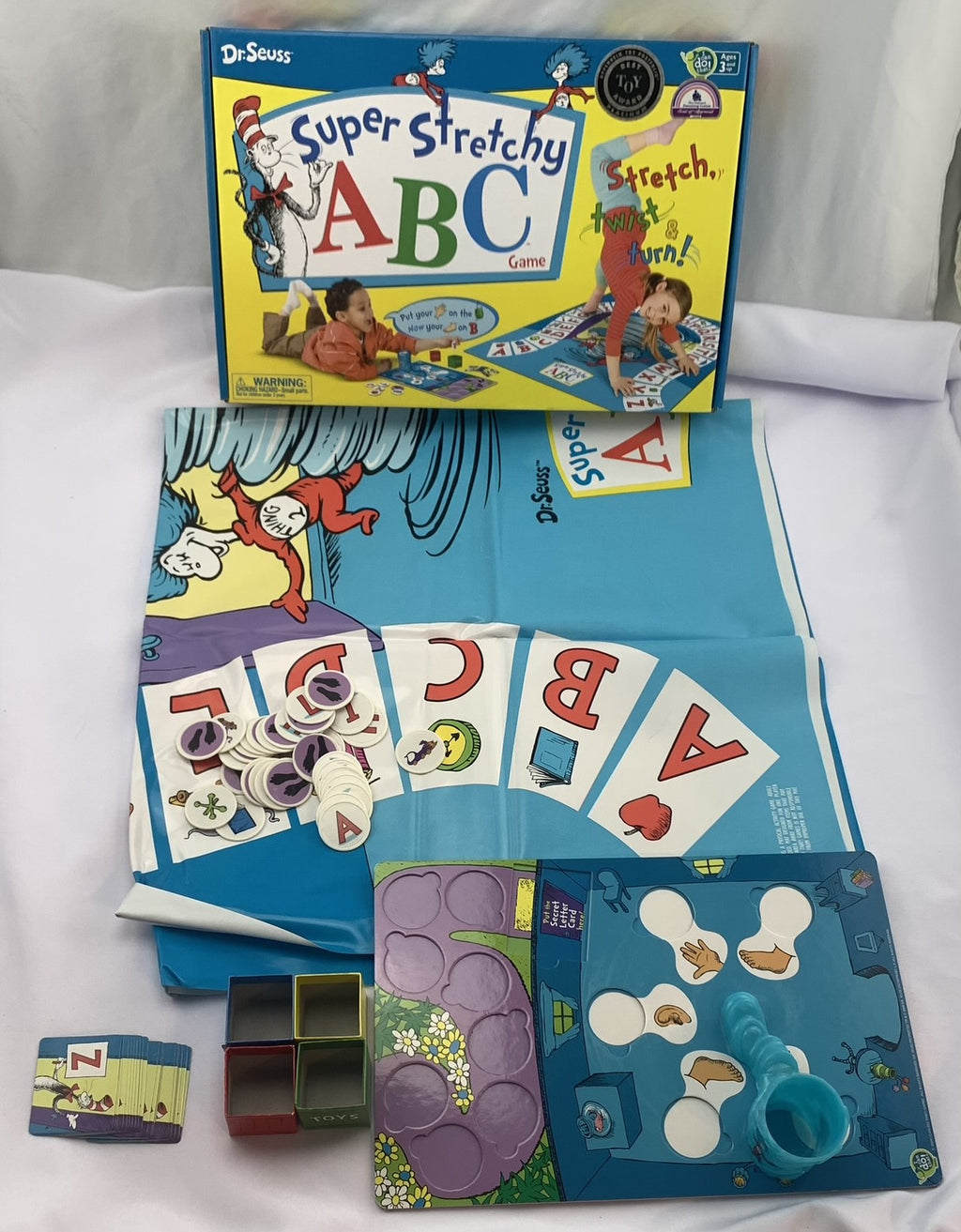Dr. Seuss Super Stretchy A-B-C Game - 2009 - I Can Do That Games - Great Condition