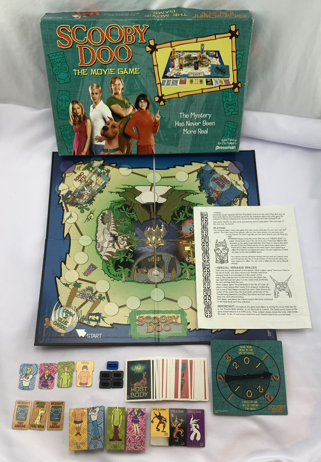 Scooby-Doo: The Movie Game - 2002 - Pressman - Great Condition