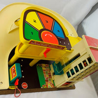 Fisher Price Little People Action Garage in Original Box - 1970 - Good Condition