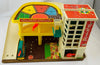 Fisher Price Little People Action Garage - 1970 - Good Condition