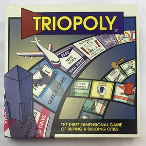 Triopoly Board Game - 1997 - Reveal Entertainment - New Old Stock