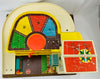 Fisher Price Little People Action Garage - 1970 - Good Condition