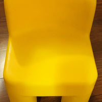 Little Tikes Child Size Desk and Yellow Chunky Chair - Great Condition